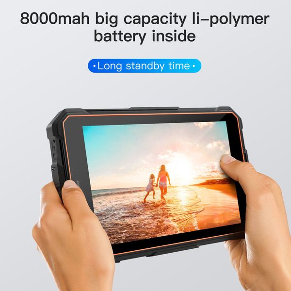 Rugged Industrial Tablet 8"Android11 NFC 4G Lte PC