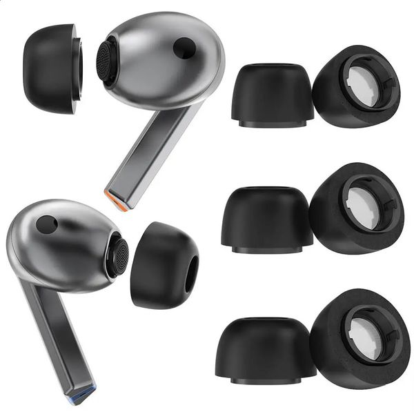 XDcase 4 Pairs Replacement Memory Foam Ear Tips For Galaxy Buds3 Pro XS/S/M/L Size Earphone Guard 260625