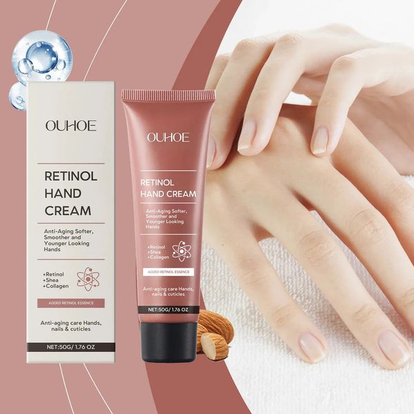 Cream Firming Hand Lotion Retinol Moisturizer For Aging Cracked Hydrates maquillaje Soothes Dry Hands Non Greasy 001