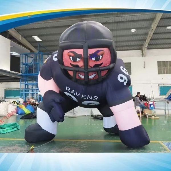 Free Shipping Animated Inflatable Hockey Player for Malls - Fun Filled Sports Theme Decor