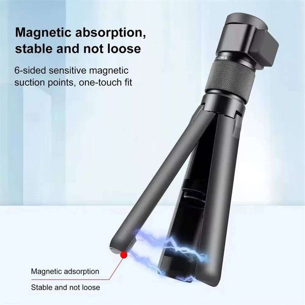 Bullet Time Rotating Handle Tripod Stand for Insta360 X5 X4 Air X3/ DJI Osmo 360 Panoramic Action Camera Accessories