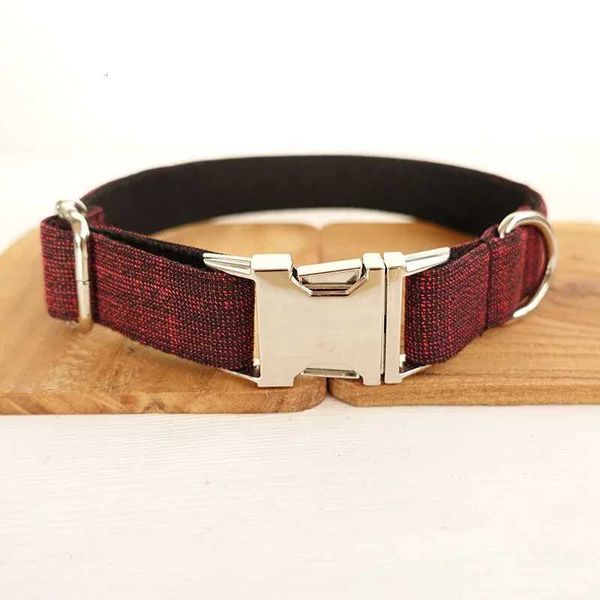 Collar Personalized Dog Cat Collars Customized Pet Free Ening ID Nameplate Tag Accessory Suit Fiber Puppy LeashW260930