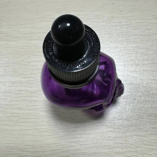halloween m2 2026 luxury designer skull shaped glass dropper bottles with colorful design 30ml 1oz for essential oils and fragrances free shipping shipping