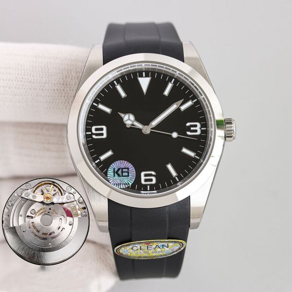 

Clean Factory Explorer 214270 Men's Watch Designer Watch 39mm Diameter Diving Watch 3132 Fully Automatic Mechanical Movement Star Same Style gift, B3132