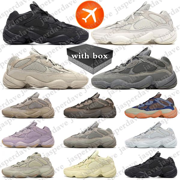 

With Box designer running shoes Utility Black Bone White Brown Salt mens sneakers womens trainers sports outdoor