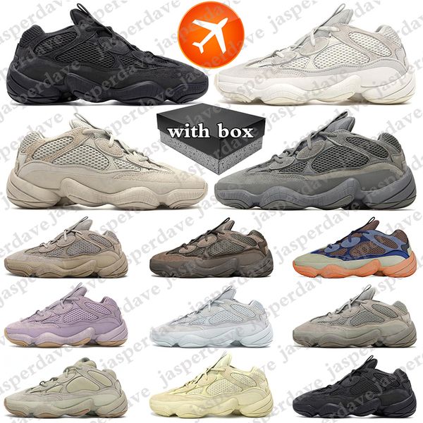 

With Box designer running shoes Utility Black Bone White Brown Stone Salt mens sneakers womens trainers sports outdoor