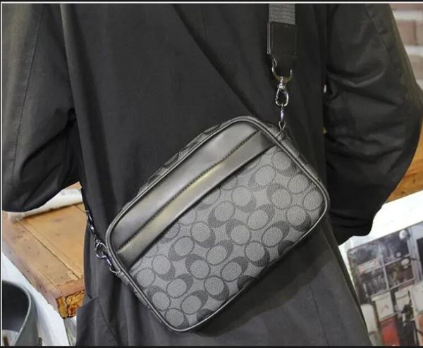 

Messenger Designer Bags Handbags High Quality Leather Crossbody Bgs Purses Designer Men's Shoulder Bags Woman Handbag, Pewter