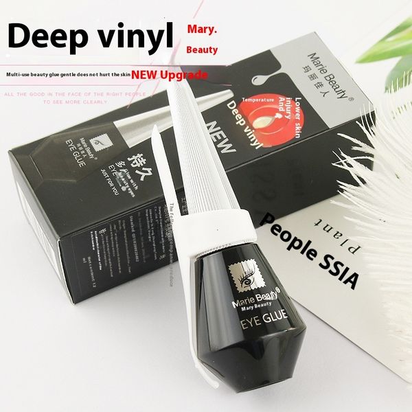 

Premium Mary Beauty Black Fake Eyelashes - Hypoallergenic, Strong Bonding Formula, Instant Drying Technology, Removable Use