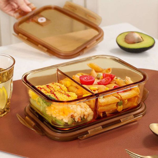 

Rectangular glass preservation adult office worker specific bowl, bento box, household student lunch box