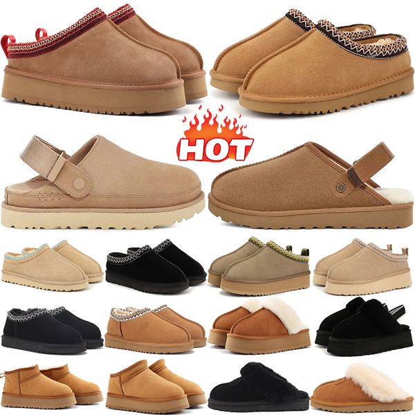 

2024 Australia ug tasman tazz uggh boots designer womens goldenstar platform winter boot snow shoes classic ultra mini ankle black pink warm shoes, Khaki