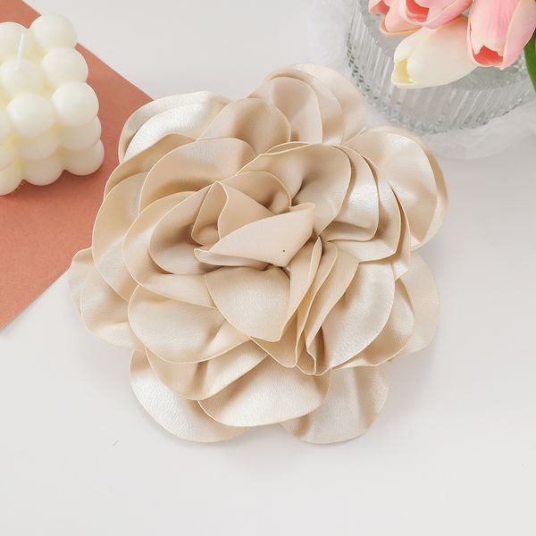 

Wedding Bouquets For Bride Apparel Handmade Rose Brooch Flower, Beige