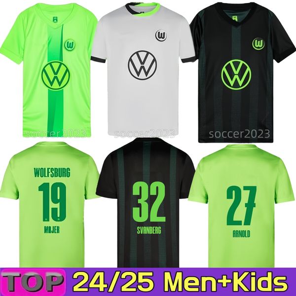 

24 25 VfL Wolfsburg Soccer jerseys LACROIX VAN DE VEN 2024 BAKU L.NMECHA ARNOLD SVANBERG Football Shirt MARMOUSH WIND WALDSCHMIDT WIMMER NMECHA GERHARDT Camisetas, 24 25 home aldult