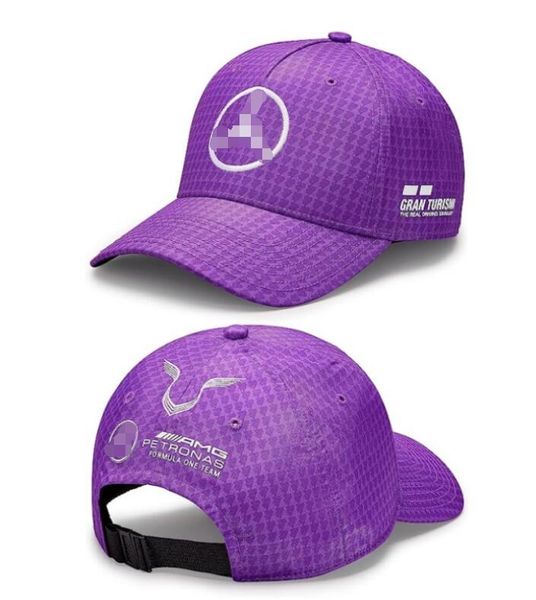 

Top F1 racing motorcycle hats Team Mercedes-AMG AUDI BWM Marshmello mens and womens sports ball hat fitted Fashion mesh cap Youth trucker caps a65, Lavender
