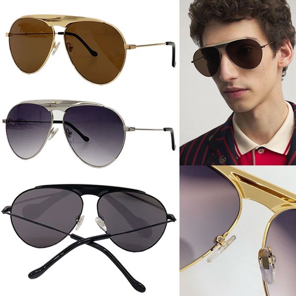 

AVIATOR FRAME SUNGLASSES G 0908S For Mens Fashion Designer Sunglasses 100% UVA UVB protection Retro Metal Oval Full Frame Glasses with original packaging box