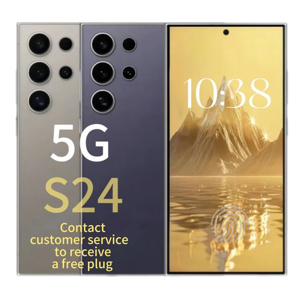 

6GB 128GB S24 Ultra 5G Smart Phone SmartPhone US EU 4G LTE 6.8 Punch-hole Full Screen HD Android 14 Octa Core 256GB 512GB 1TB Fingerprint Face ID GPS Titanium, Yellow