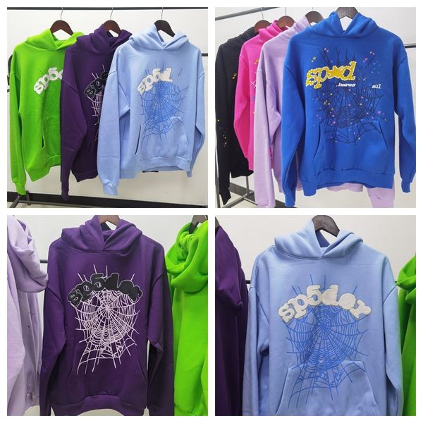 

spders hoodie Sweatshirts Hip-hop Web Spider rhie pattern oversized men pullover aesthetic Gothic punk sweatshirt Haruku fashion womens, Gold