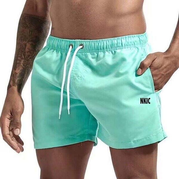 

Shorts Fitness Beach Brand Sports Shorts Men's Summer Gym Workout Men's Breathable Mesh Quick Drying Sportswear Jogger, Red 1