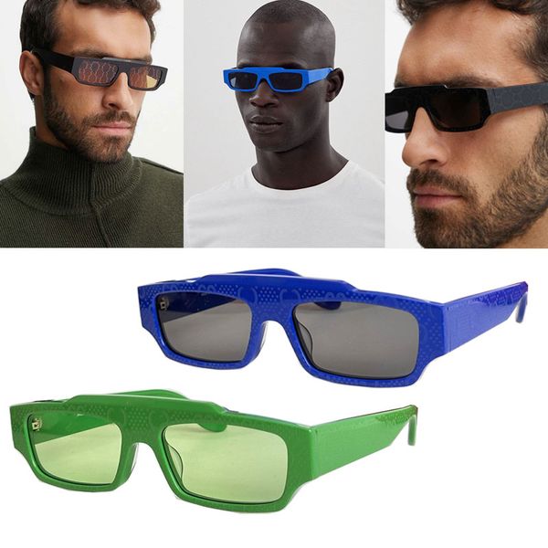 

Mens Classic Retro Sunglasses G 1592S Outdoor Travel UV400 Protection Lens Letter Pattern Logo Top Rectangular Frame Mensunglasses with Original Packaging Box