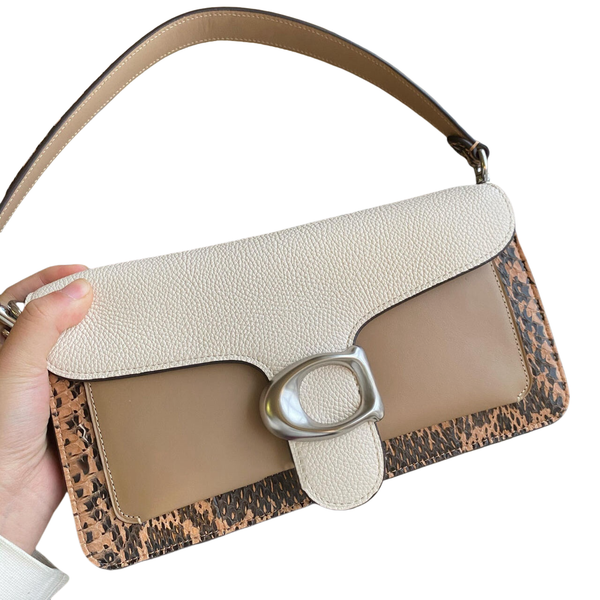 

Women's Tabby Tote Bag - Designer Tiger Stripe Crossbody with Flap Closure for Casual Use Luxury Fashion Handbag for Women - Stylish Tiger Print Shoulder & Crossbody Bag, C4