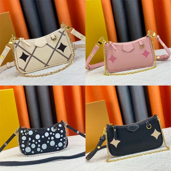 

Evening Bags Designer Bag Easy Pouch Women Crossbody gradient Shoulder wallet on chain bag Lady On Strap Purse Letters Emed wer Stripes Handbags two straps, A9