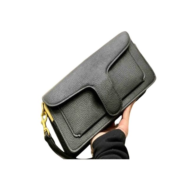 

10A Evening Bag Bags Women Compartments Inside Handbag Shoulder Leather Designer Crossbody Female Purses with Two Straps a688, Cream