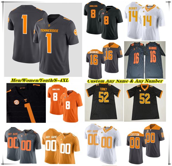 

Tennessee College Football Jersey Nico Iamaleava Dylan Sampson DeSean Bishop Dont'e Thornton Jr. Bru McCoy Chris Brazzell II Will Brooks Tyre West Peyton Manning 4XL, Men grey style1