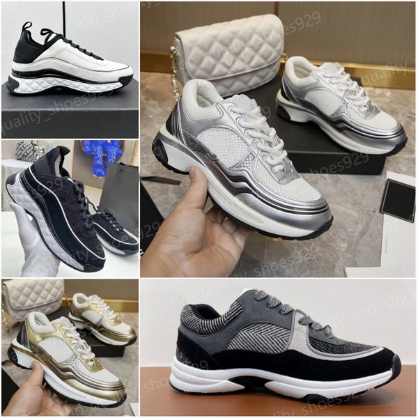 

women designer shoes out of office sneakers woman Outdoor shoes womens reflective trainers running shoes mens silver sneaker flat-form mesh fabric runner shoe, Brown