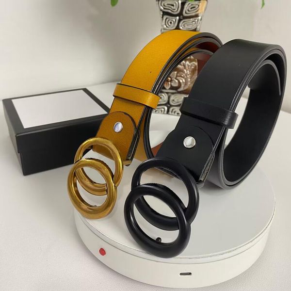 

Designer belt men belts for women designer mens belt luxury belt length 100-125CM woman belt fashion luxury casual letter smooth buckle Designer belt, Black
