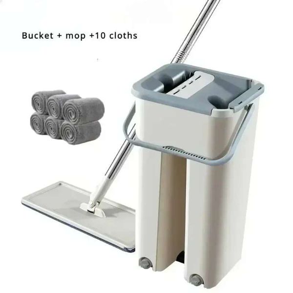 

Smart Squeeze Mop Bucket Set - Efficient or Cleaning for Wet and Dry Use