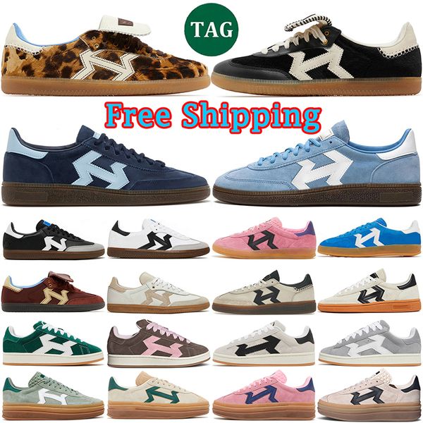 

Free Shipping 2024 Designers shoes men women chaussure shoe Black White Gum sneakers black white blue Pink dark green mens sport trainer 36-45, Red