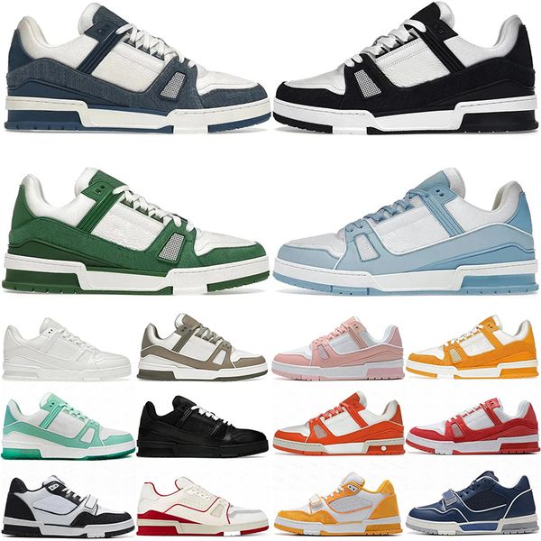 

designer Casual shoes men women sneakers Low black white baby blue navy orange green tour yellow mens tennis outdoor trainers, Silver