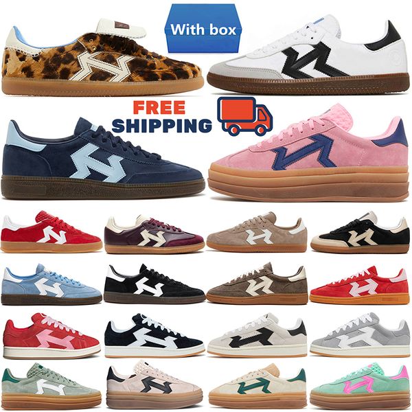 

Free shipping with box Designers Casual shoes platform classic for men women black white grey gum pink red suede blue leather Silver sneakers mens sport outdoor