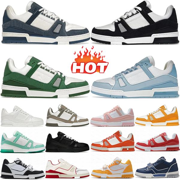 

designer Casual shoes men women sneakers Low black white baby blue navy orange green tour yellow mens tennis outdoor sport trainers, Multi