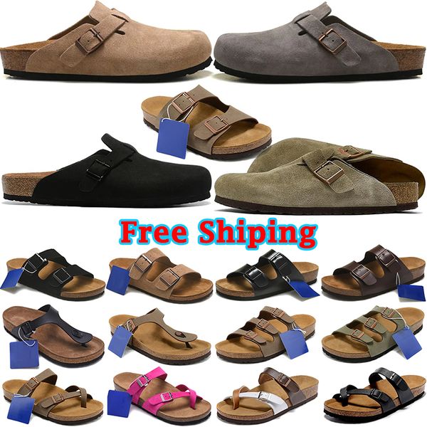 

Free Shipping 2024 designer sandals boston clogs slipper slides shoes mules clog sliders slippers mens womens sandles slides sandales sandalias, Gold