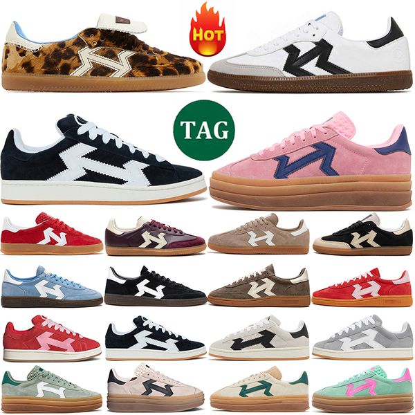 

2024 Designers shoes men women chaussure shoe Black White Gum sneakers black white bright blue Pink dark green mens sport trainer