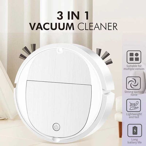 NEW 3 In 1 Smart Sweeping Robot Home Mini Sweeper Sweeping and Household Lazy Person Intelligent Three In One Sweeping Machine M240905