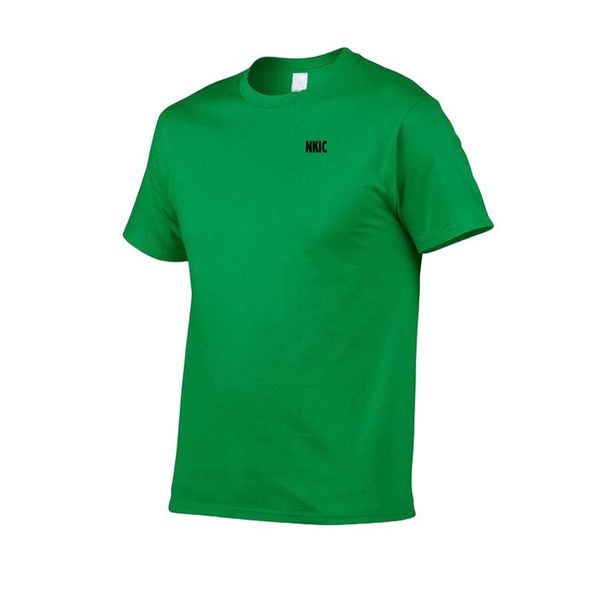 

16 Colors letter printed 100% Cotton Green T-Shirts Brand Men Women Oversized Short Sleeves Casual Breathable S-XXL Tee Clothing Soft T Shirts, Purple