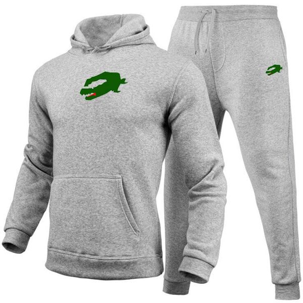 

Men Brand Tracksuit 2 Pieces Sets Hooded Sweatshirt Drawstring Pants Male Hoodies Running Sportswear Men Women Autumn Sportwear, Navy blue