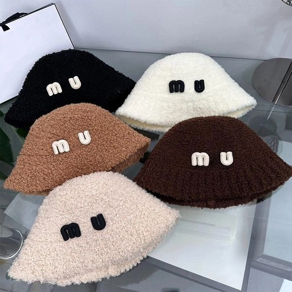 

Designer Lamb Fisherman Hats Super Soft Fisherman Hats Fluffy Bucket Hats Wide Brim Hats, C1