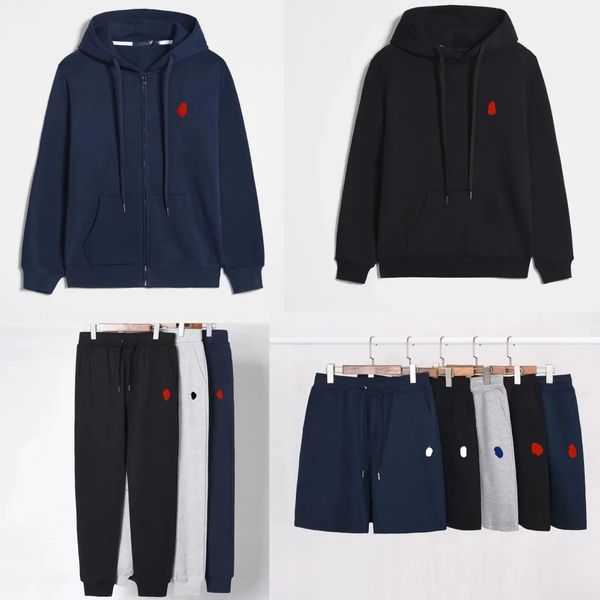 

mens hoodie polo Small horse sweatshirts designer sweater top pants pocket Hooded Outerwear Hoodies casual zipper Streetwear Sports tracuit sweat suit asian size, 1#