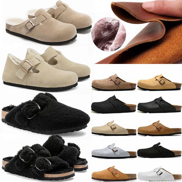 

free shipping designer sandals bostonclogs burkenstocks men women Casual slippers men women Solid Print black white yellow pink blue trainers