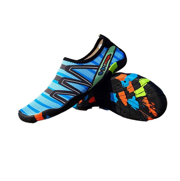

women men water sports aqua beach non-slip surfing slippers upstream light athletic breathable footwear wading shoes size 36-44, Phone pouch