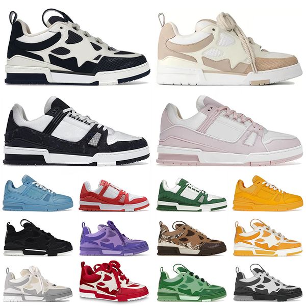 

Womens Mens Designer Shoes Authentic Skate Shoe Colorful Trainers Dghate White Black Green Red Outdoor Dh gate Platform Skateboard Sports Sneakers Dhgate, B 40-45 (12)