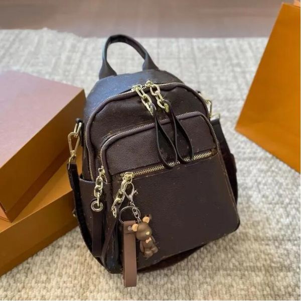 

10A quality designer backpack men womens Brown wer Backpacks Genuine Leather School Backpack Style Purse Wallets Travel bag Sport Outdoor Packs Bag