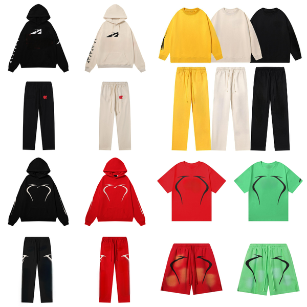 

designer tracksuit full zip up dark hip hop casual mens and womens quality pants street cool trend hoodie, Green