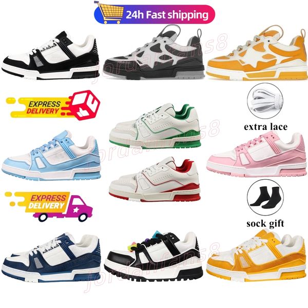 

2024 designer trainer men women shoes sneakers Low black white baby blue navy orange green tour yellow Pink Brown winter mens trendy tennis outdoor jogging walking, Dlive
