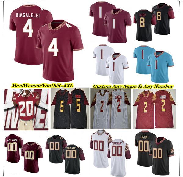 

DJ Uiagalelei College Football Jersey Travis Roydell Williams Lawrance Toafili Ja'Khi Douglas Kentron Poitier Malik Benson Shyheim Brown Keon Coleman DJ Lundy 4XL, Men blue style