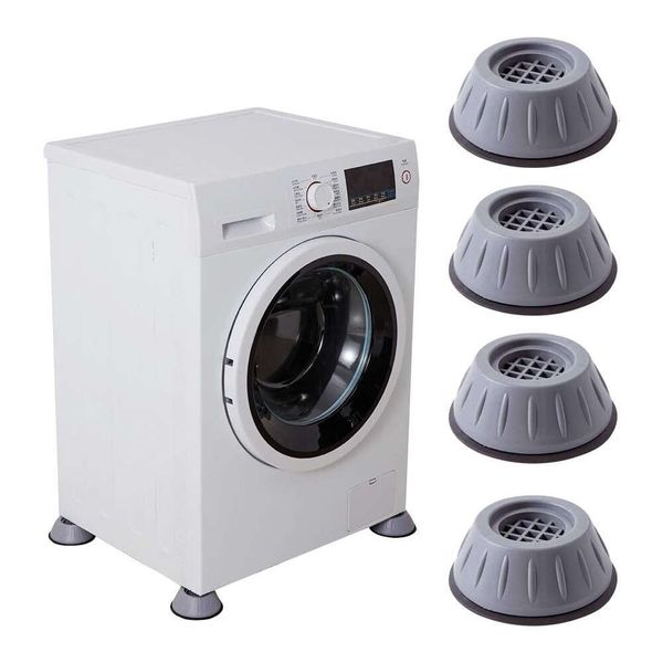 

4pc Washing hine Feet Anti-Slip Noise- Reducing Mats Refrigerator Vibration Pad Kitchen Bathroom Garden Furniture or Chair