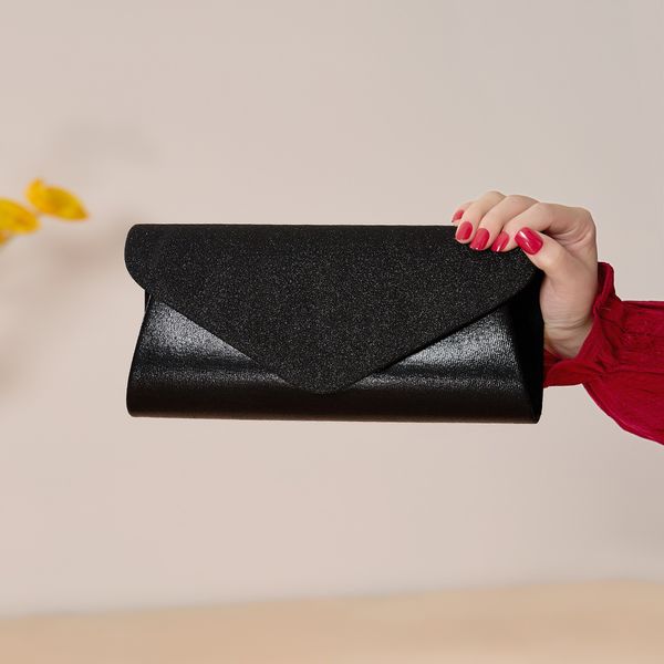 

Ladies dinner bag wholesale cross-border e-commerce glitter evening bag clutch bag, Black
