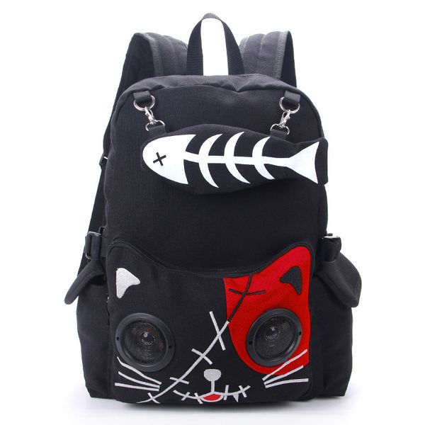 

Middle School Halloween Canvas Bookbag - Durable Fabric & Spacious Compartments, Purple